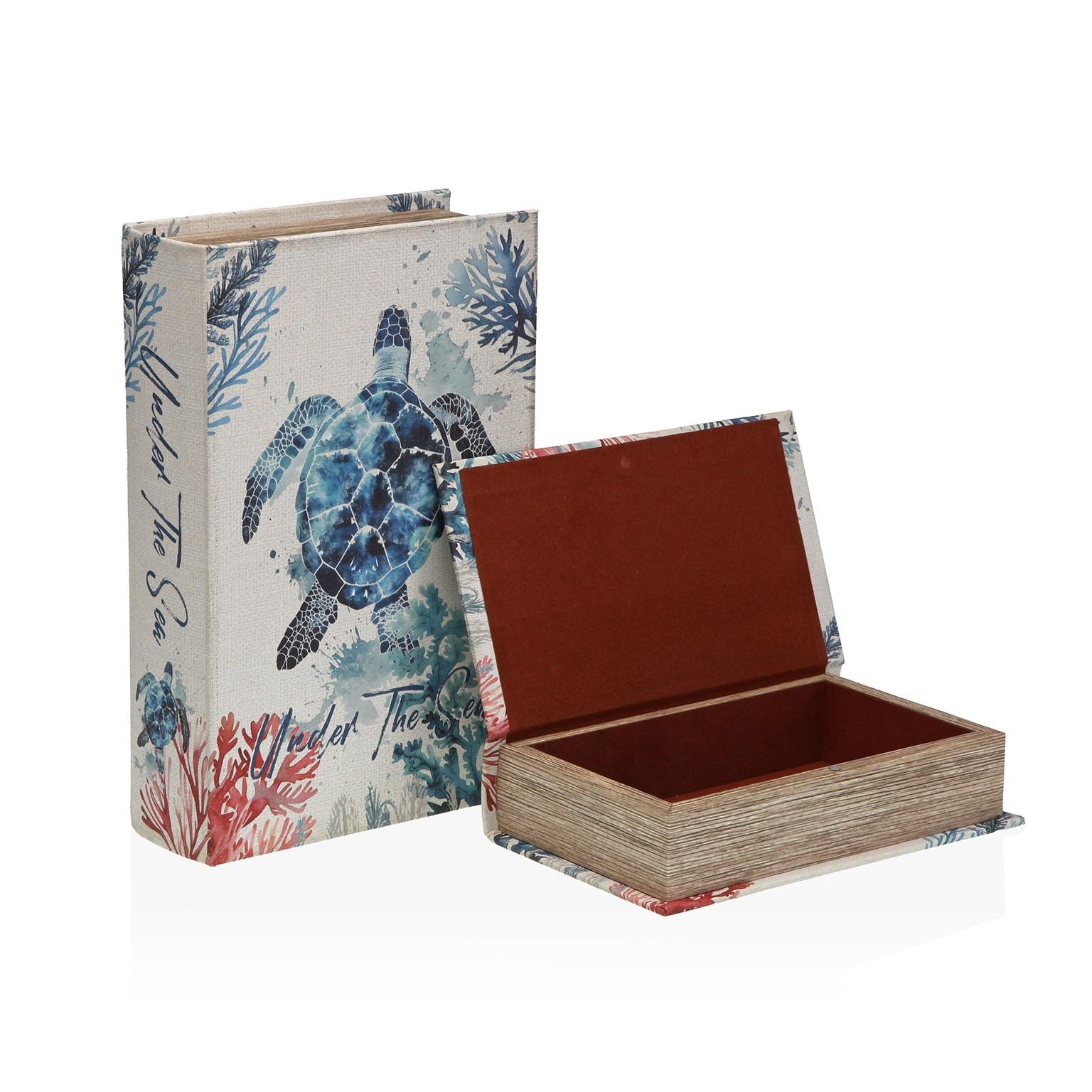 Book Box A Set Of 2pcs - Under The Sea