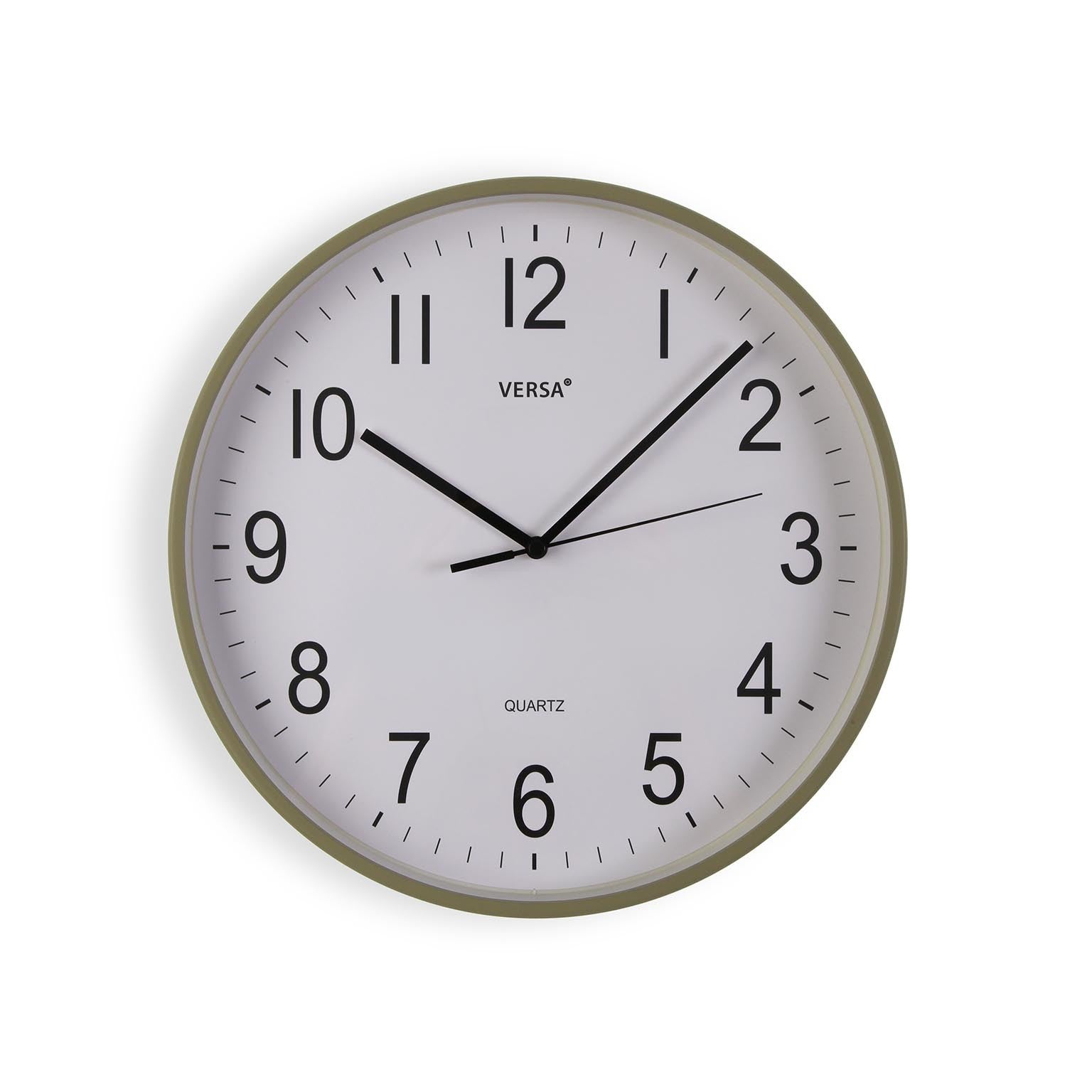 Silent Wall Clock 30cm - Light Green
