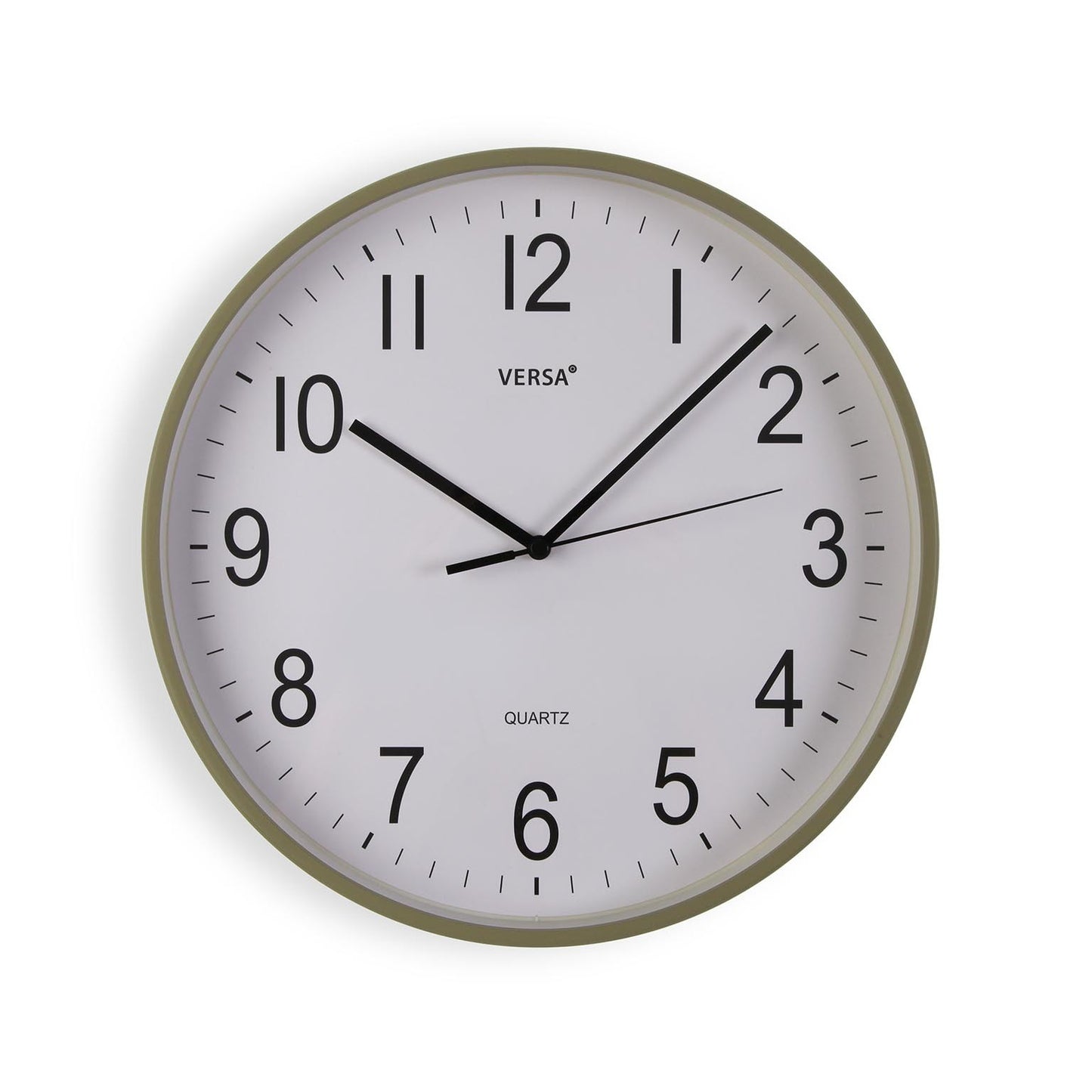 Silent Wall Clock 35cm - Light Green