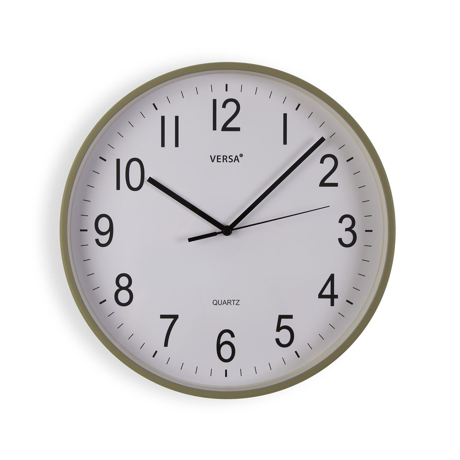 Silent Wall Clock 35cm - Light Green