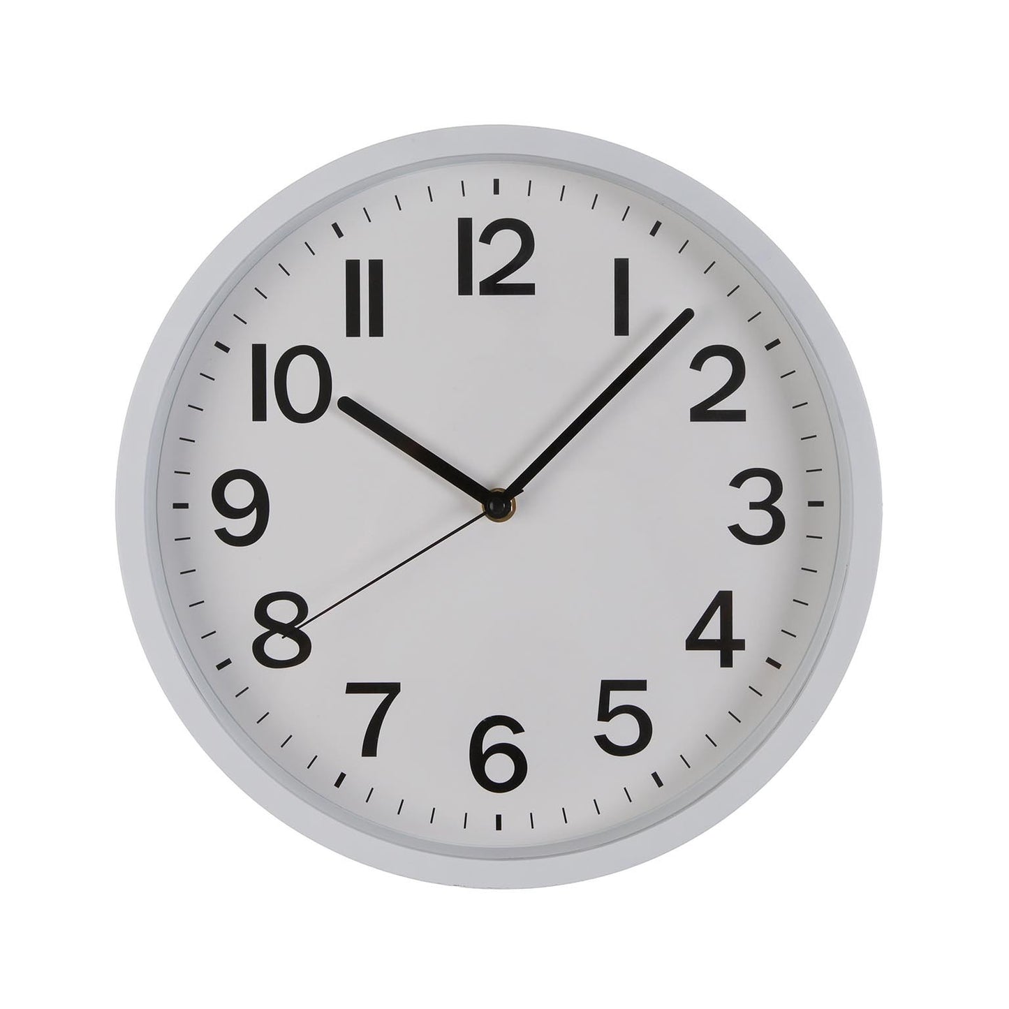 Silent Wall Clock 30cm - White