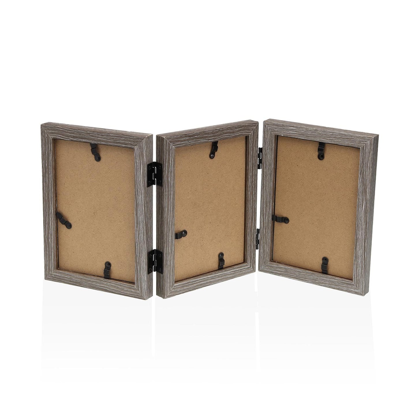 Triple Wooden Photo Frame - Konda - 13 x 18cm