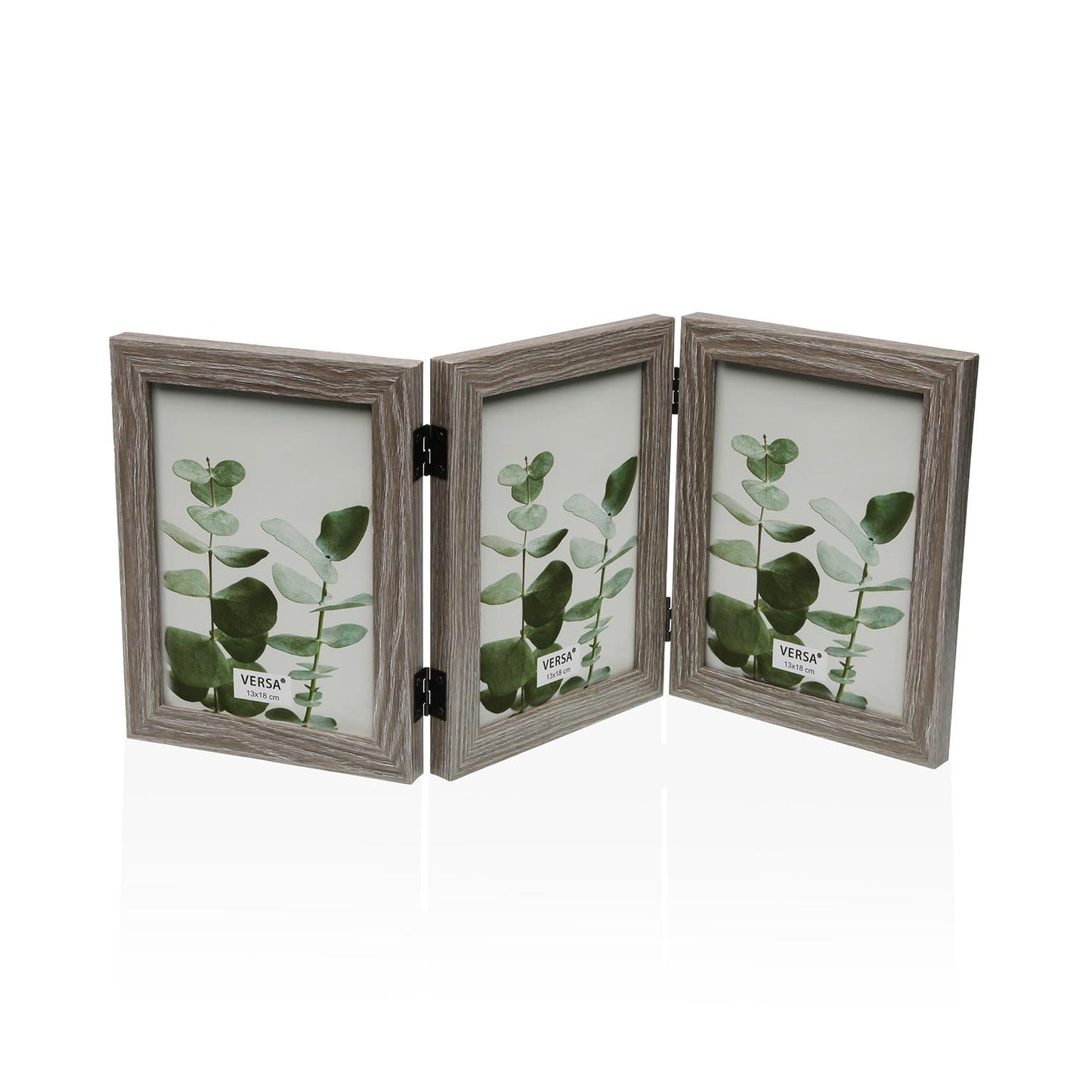 Triple Wooden Photo Frame - Konda - 13 x 18cm