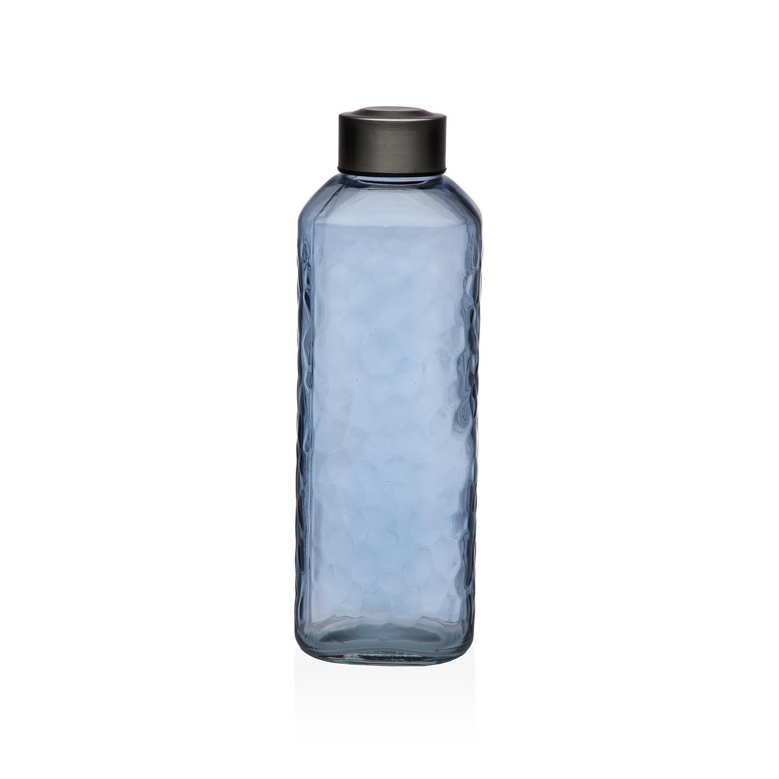 Glass Bottle 1L - Blue