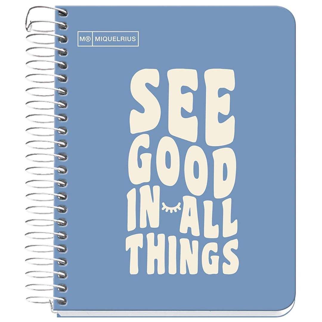 A6 Miquelrius Message Notebook See Good In All Things