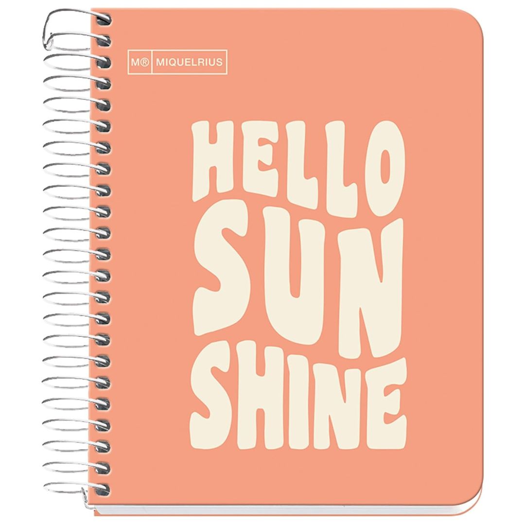 A6 Miquelrius Message Notebook Hello Sun Shine