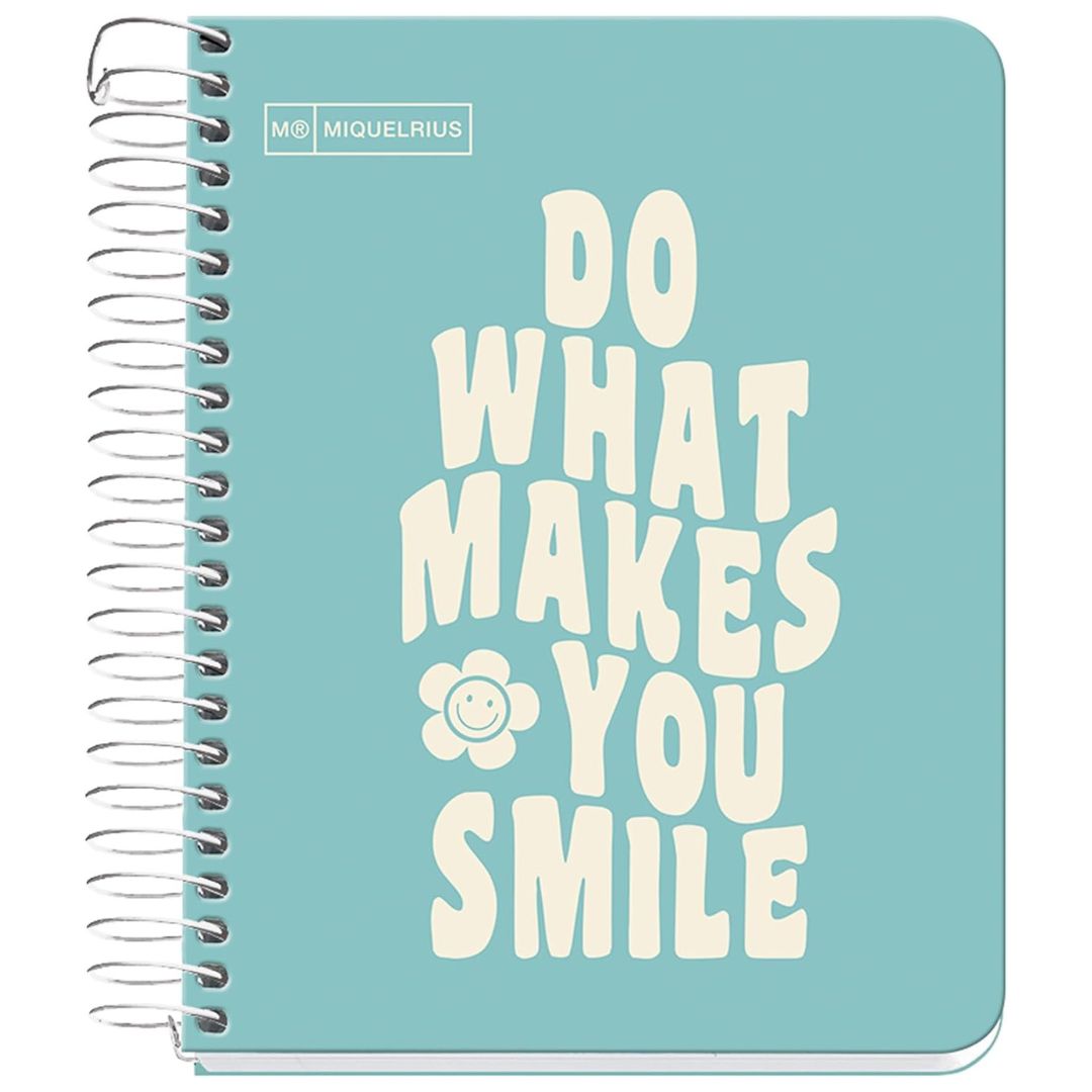 A6 Miquelrius Message Notebook Do What Makes You Smile