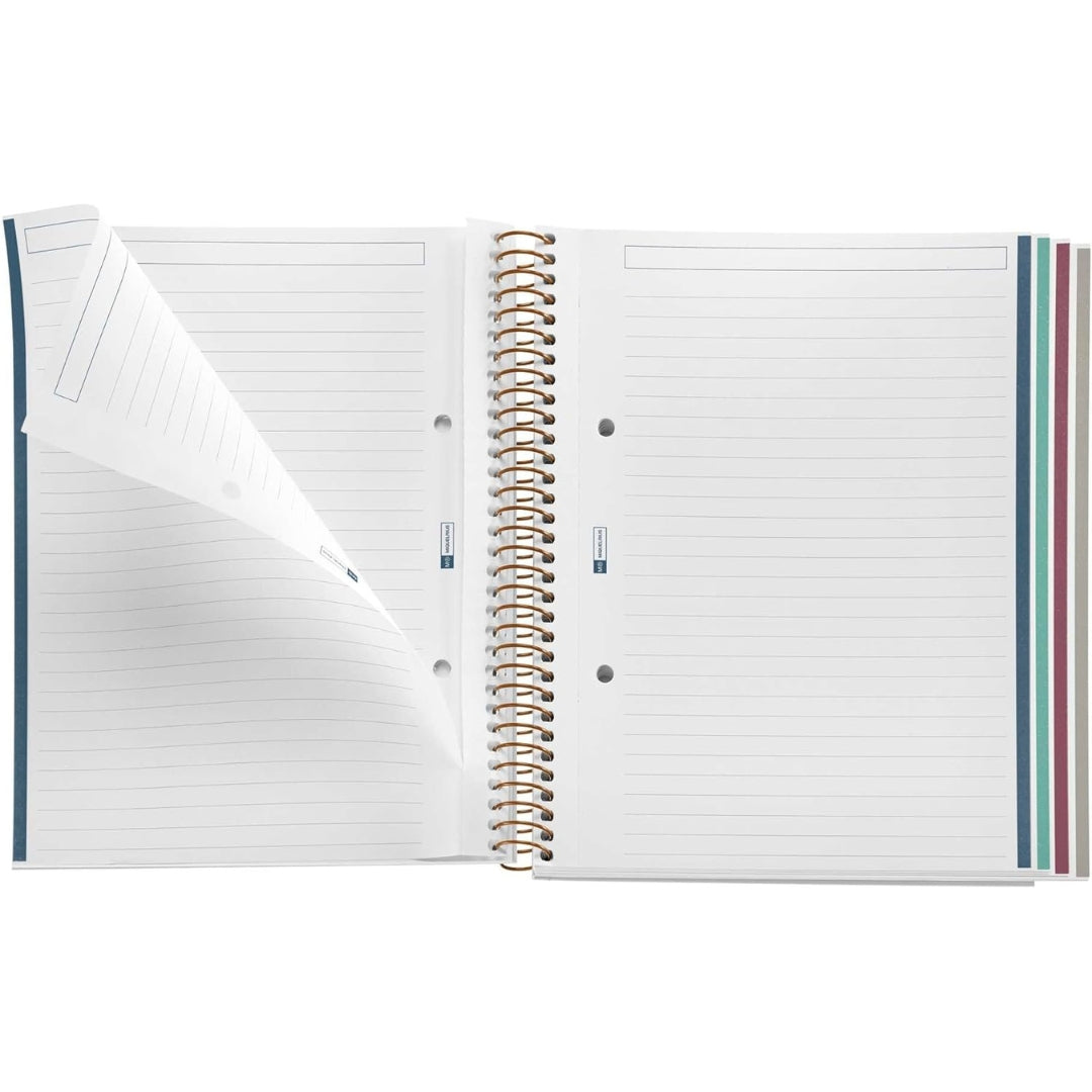 A5 Miquelrius - Side-Spiral Lined Notebook 70gsm 100 Sheets - Day