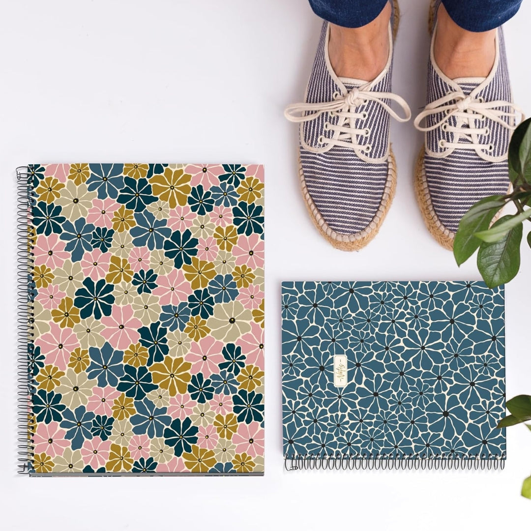 A5 Miquelrius - Side-Spiral Lined Notebook 70gsm 100 Sheets - Prussia