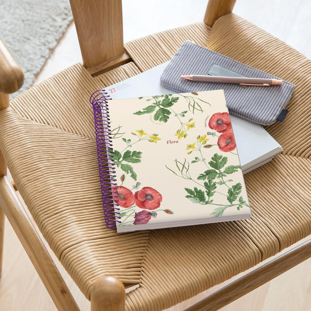 A5 Miquelrius - Side-Spiral Lined Notebook 70gsm 100 Sheets - Flora