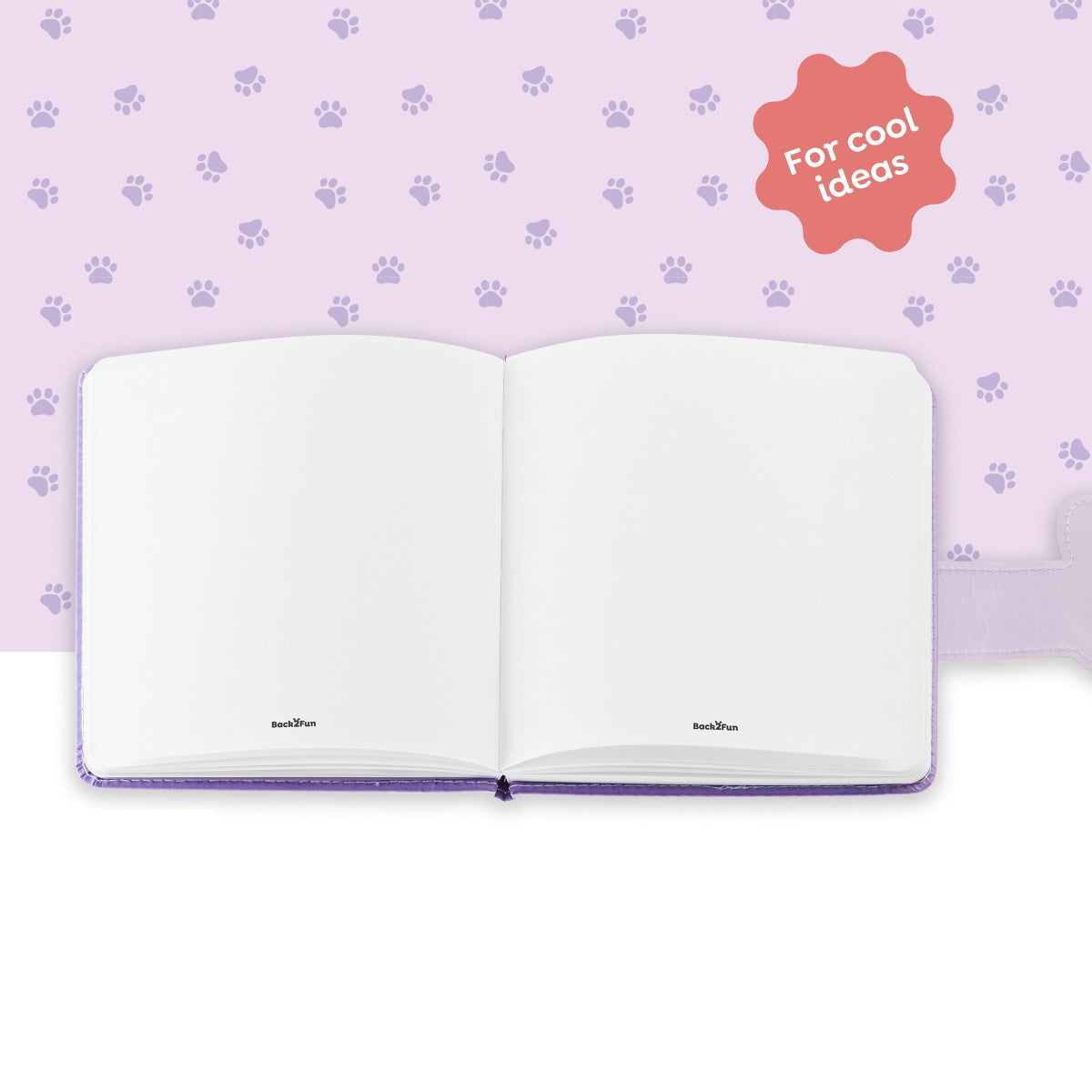 Back2Fun - No Ordinary Notes - Padded Plain Notebook - Stay Pawsitive