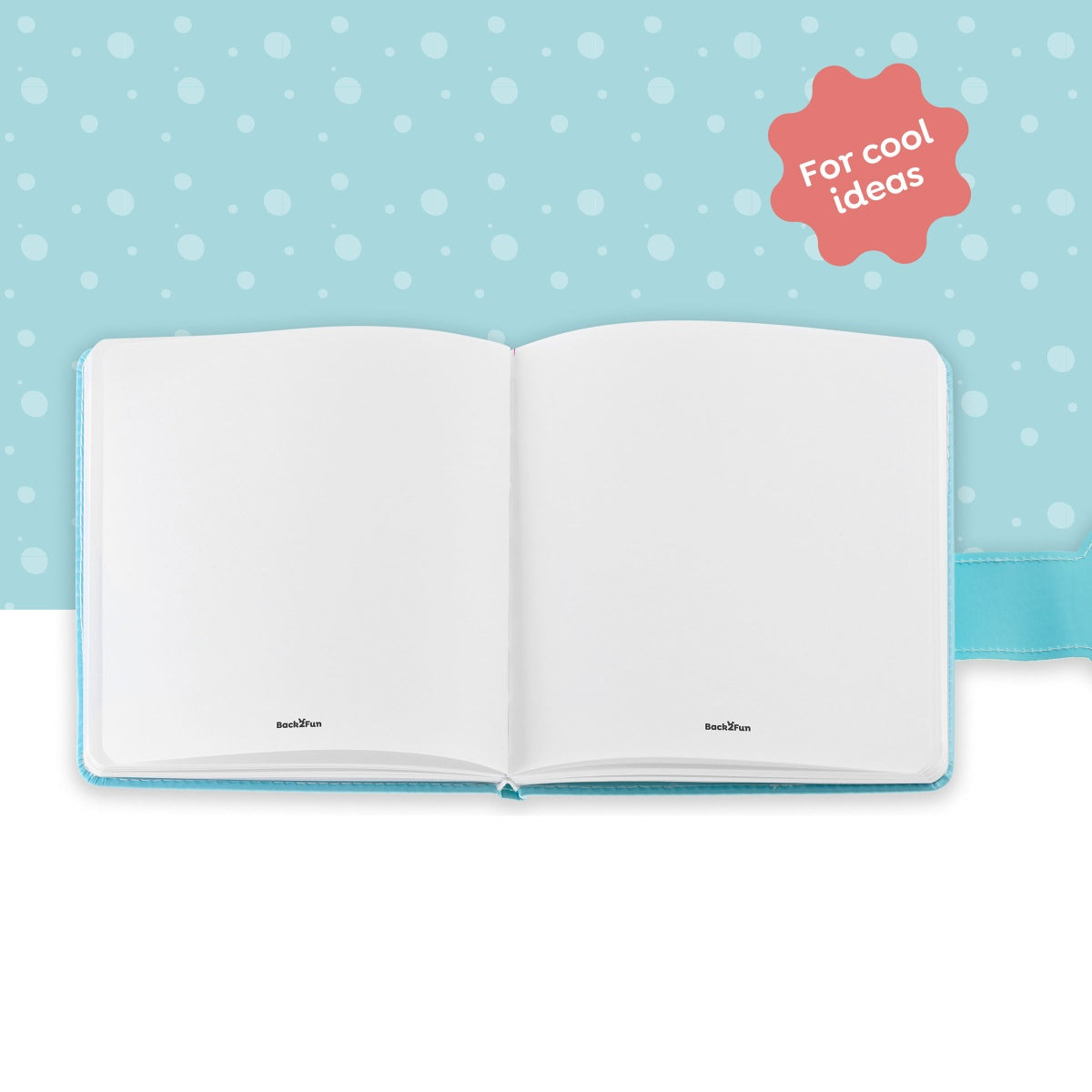 Back2Fun - No Ordinary Notes - Padded Plain Notebook - Born To Bite