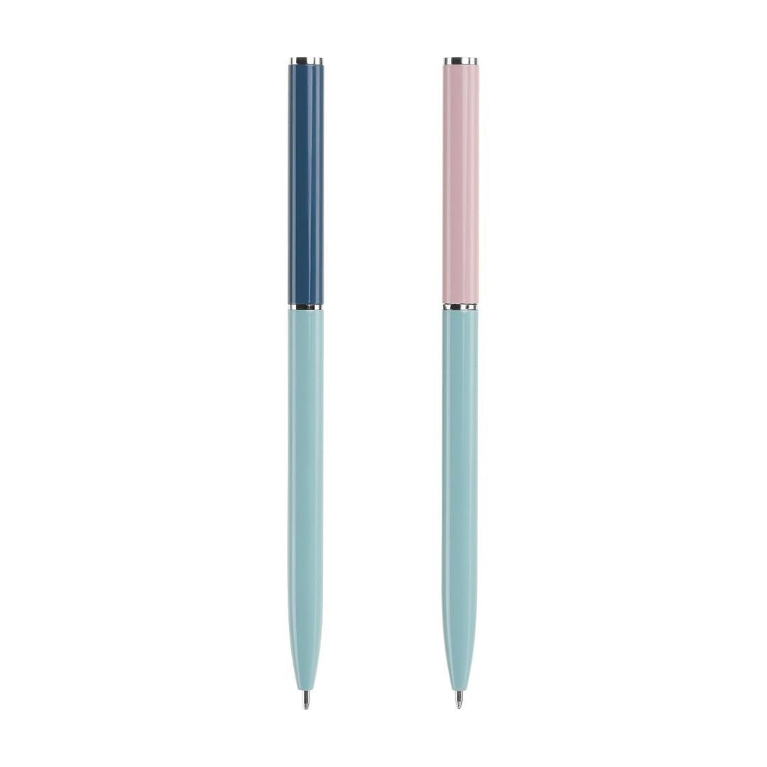 Miquelrius Ballpoint Pens 0.7mm Blue Ink A Pack Of 2pcs - Turquoise