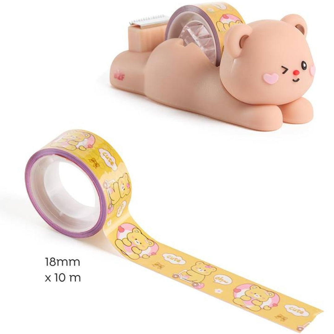 Back2Fun - Rollin' With Style - Adhesive Tape Dispenser - Teddy Bear