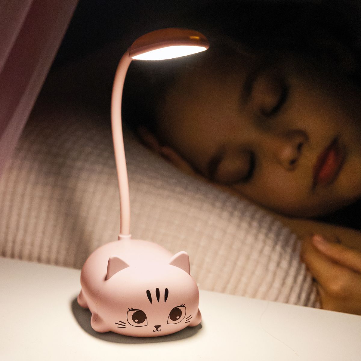 Back2Fun - My Night Kitty - Cat Led Lamp - Pink