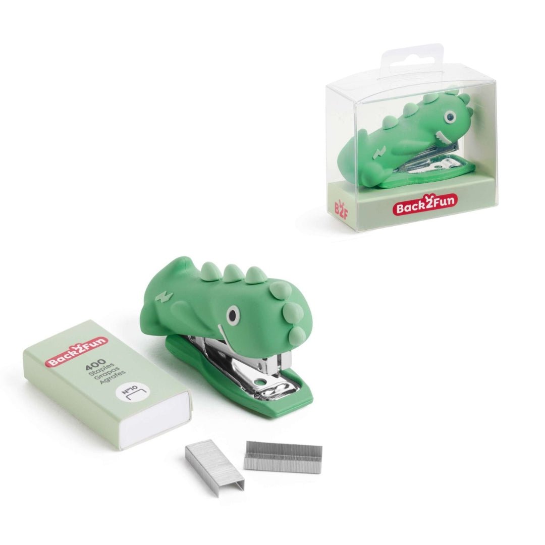 Back2Fun - Bites & Friends - Mini Stapler With 400 Staples N.10 - Dino