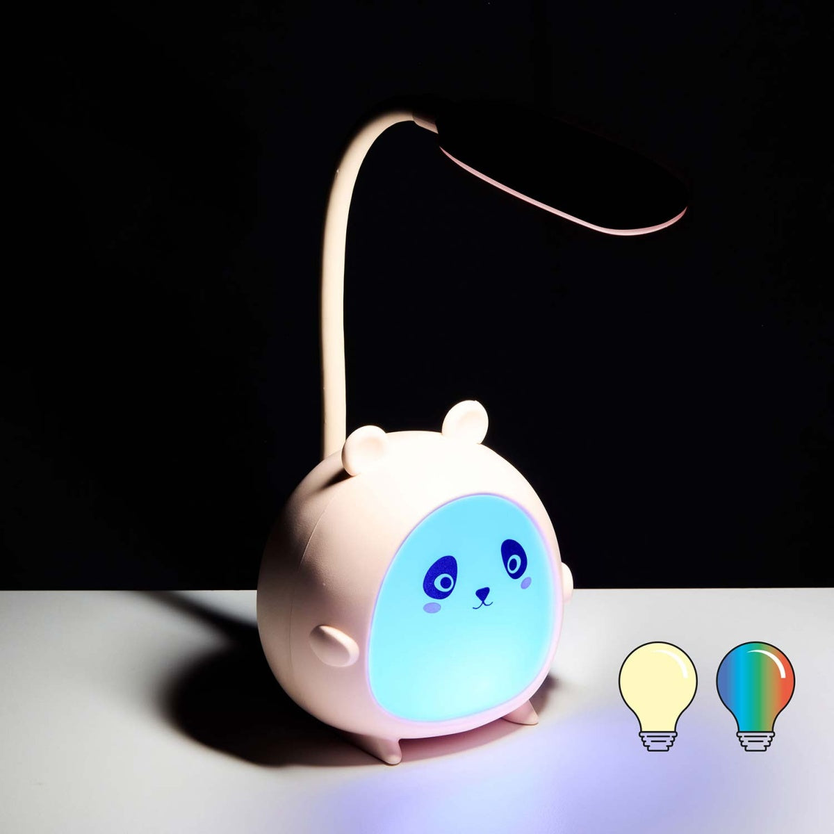 Back2Fun - My Night Panda - Panda Led Lamp - Pink