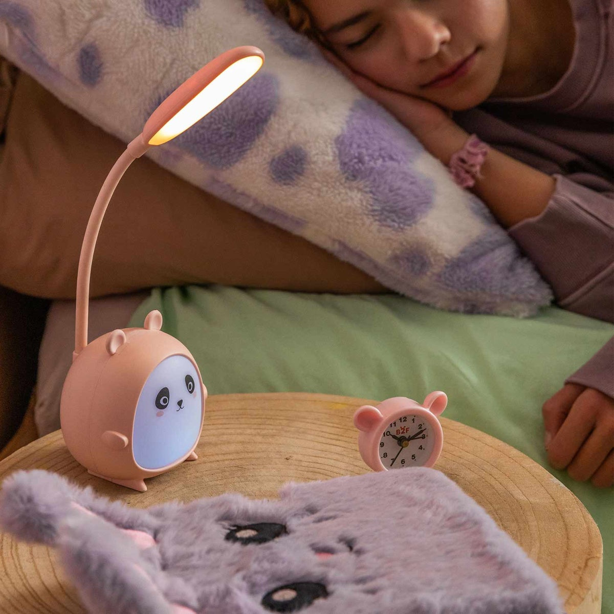 Back2Fun - My Night Panda - Panda Led Lamp - Pink