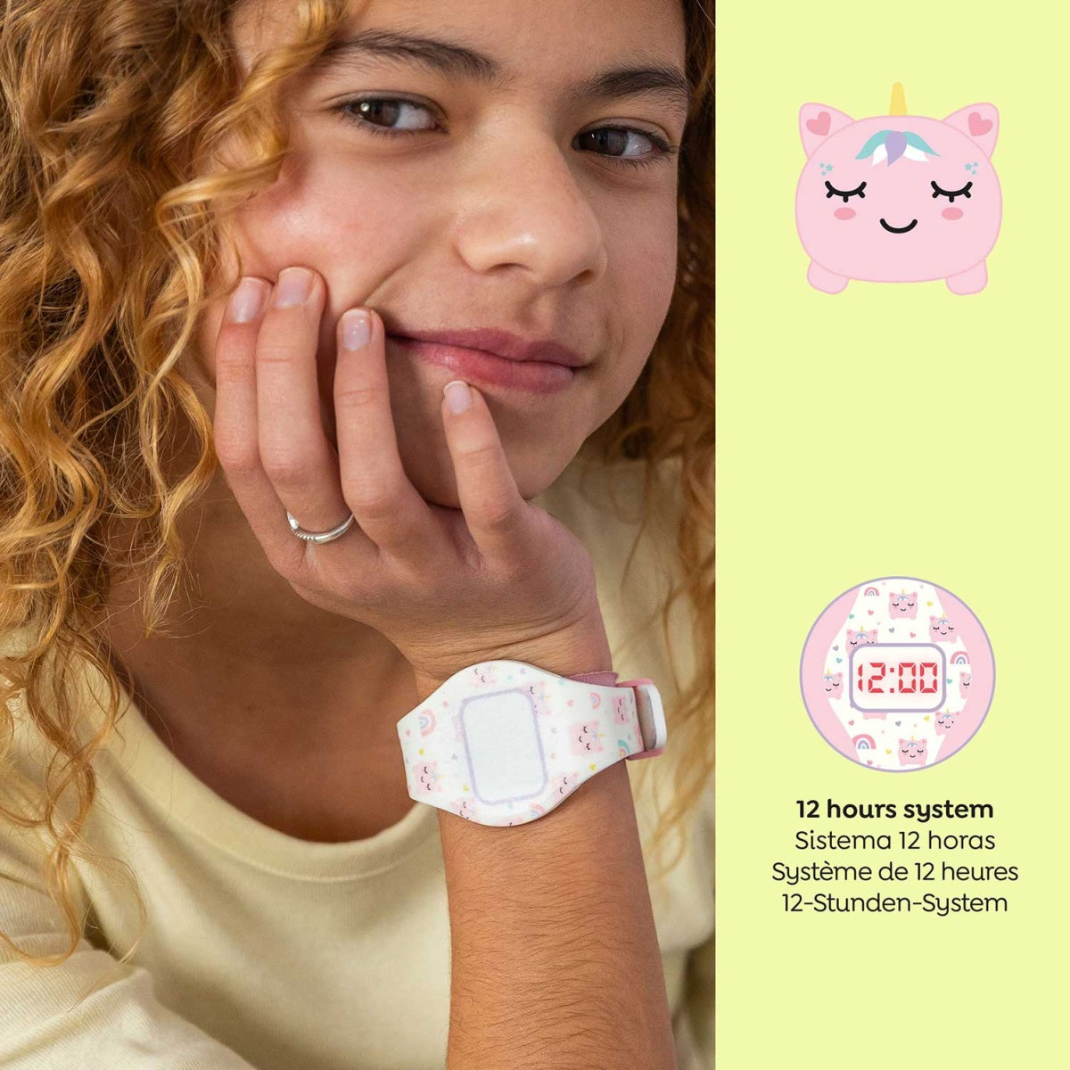 Bach2Fun - Friends O'clock - Touch Watch - Unicorn