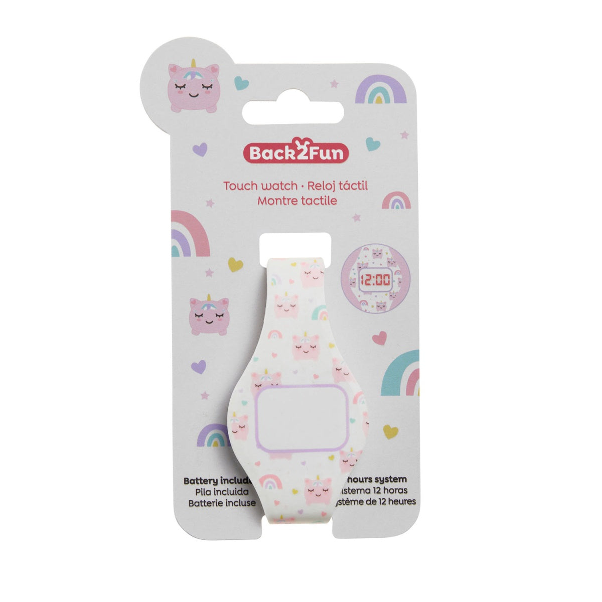 Bach2Fun - Friends O'clock - Touch Watch - Unicorn