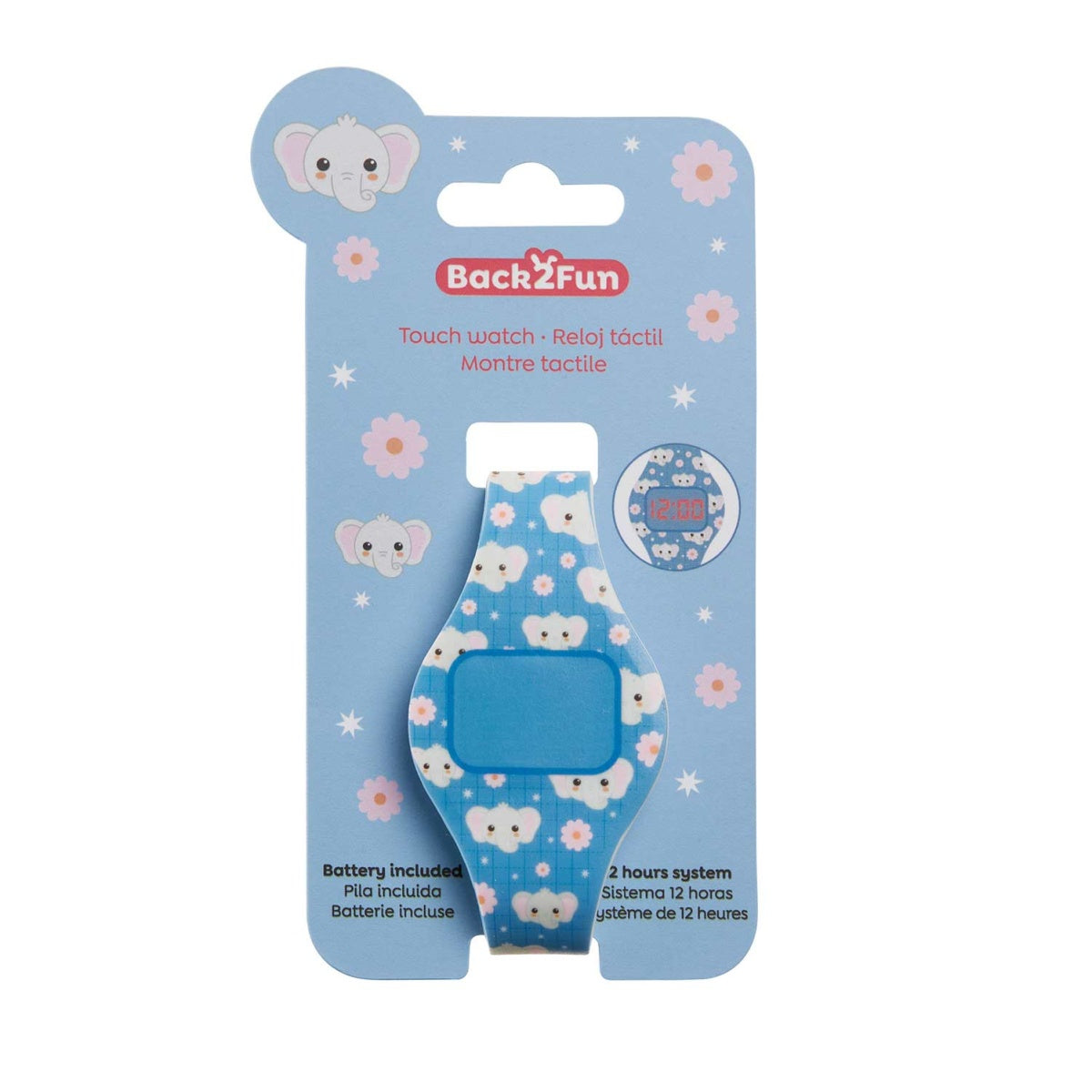 Bach2Fun - Friends O'clock - Touch Watch - Elephant