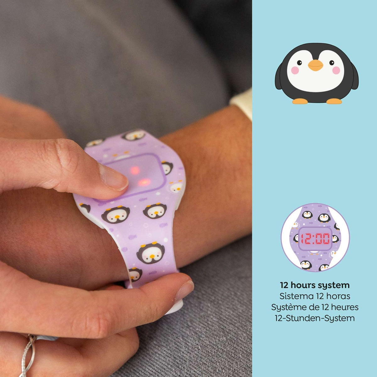 Bach2Fun - Friends O'clock - Touch Watch - Penguin
