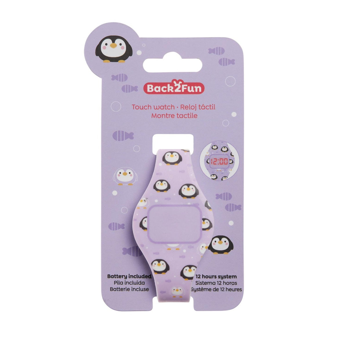 Bach2Fun - Friends O'clock - Touch Watch - Penguin