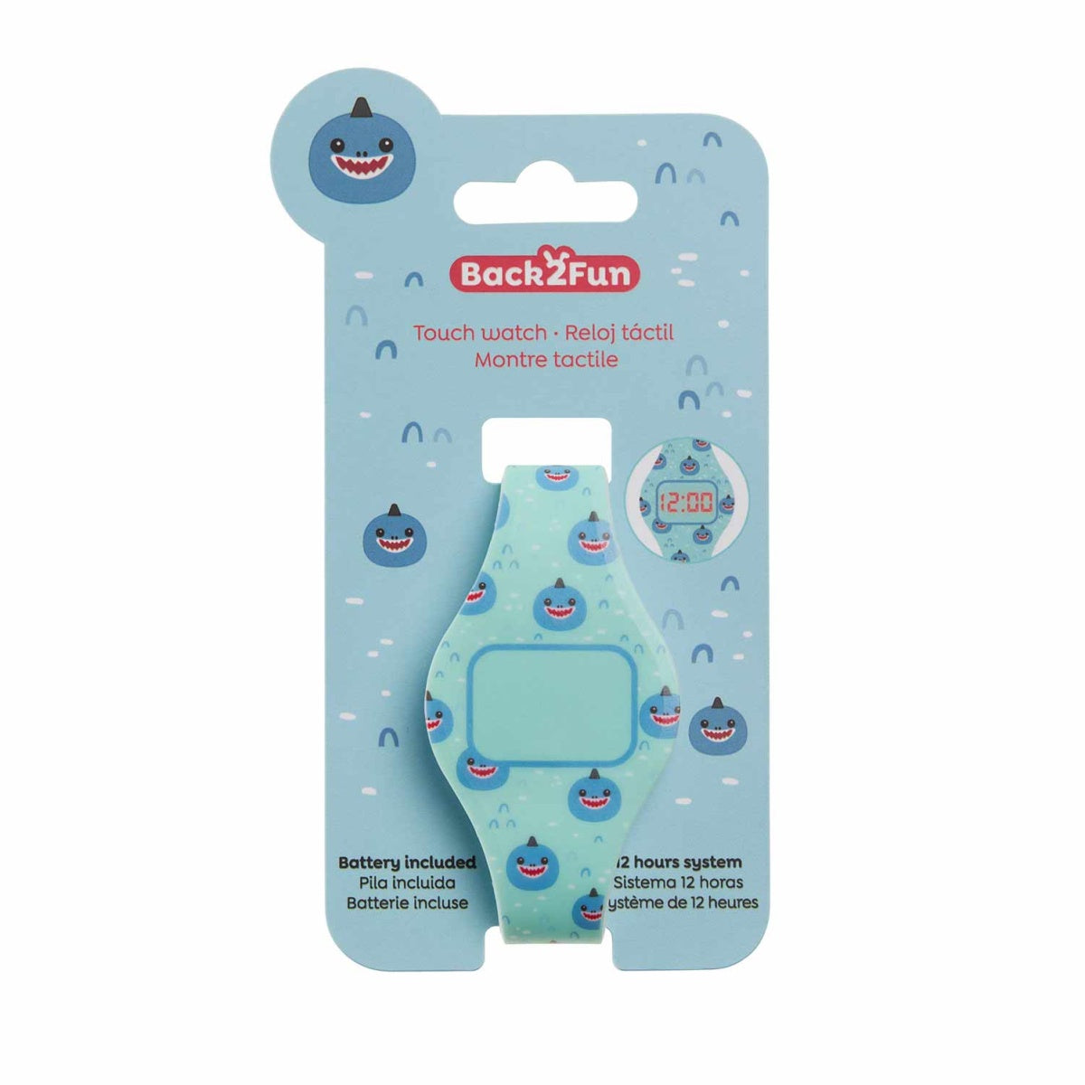 Bach2Fun - Friends O'clock - Touch Watch - Shark