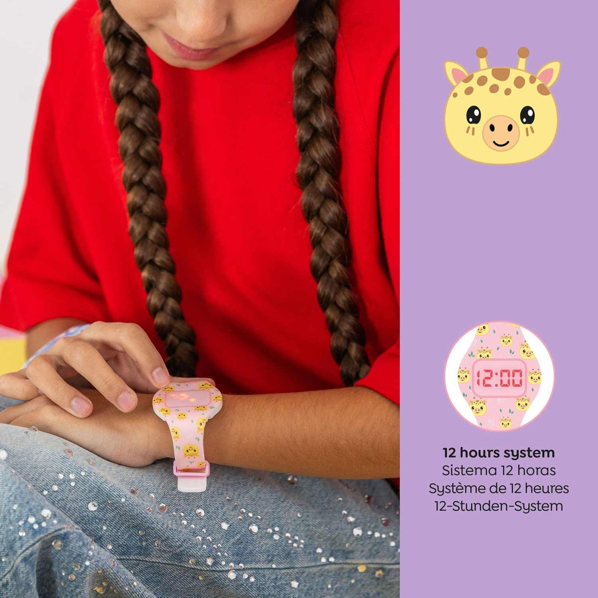 Bach2Fun - Friends O'clock - Touch Watch - Giraffe