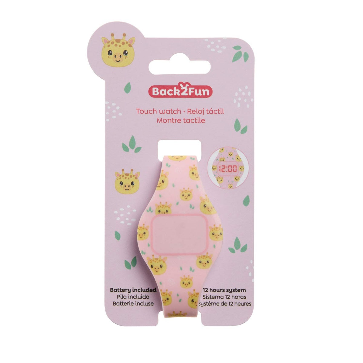 Bach2Fun - Friends O'clock - Touch Watch - Giraffe