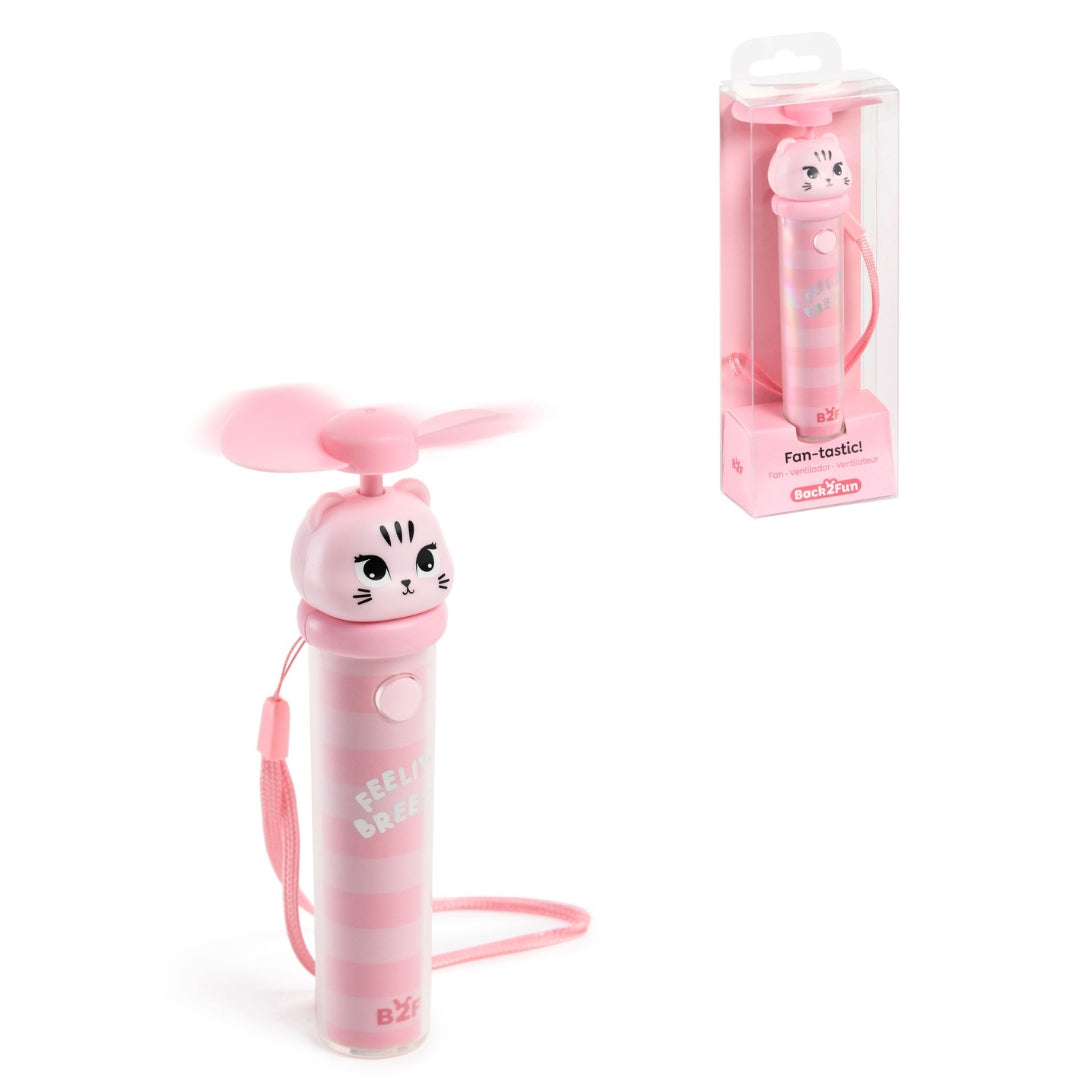 Back2Fun - Fan-Tastic Gang - Portable Mini Fan - Cat