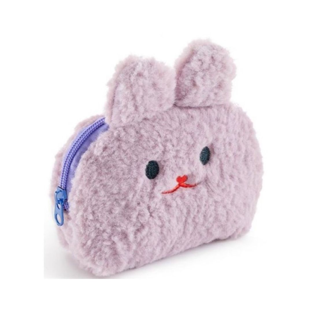 Miquelrius Back2Fun Moshi-Moshi Soft Curly Wallet Rabbit - White