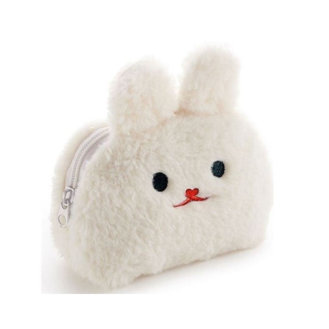 Miquelrius Back2Fun Moshi-Moshi Soft Curly Wallet Rabbit - White