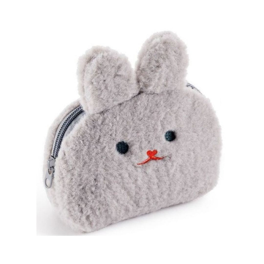 Miquelrius Back2Fun Moshi-Moshi Soft Curly Wallet Rabbit - Grey