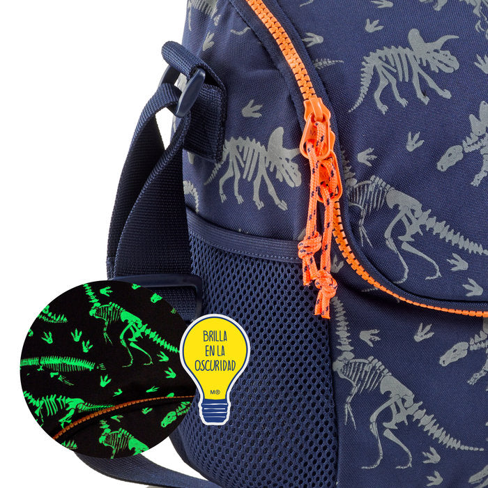 Miquelrius Cooler Bag 24 x 22 x 17cm - Dino World Glow In The Dark