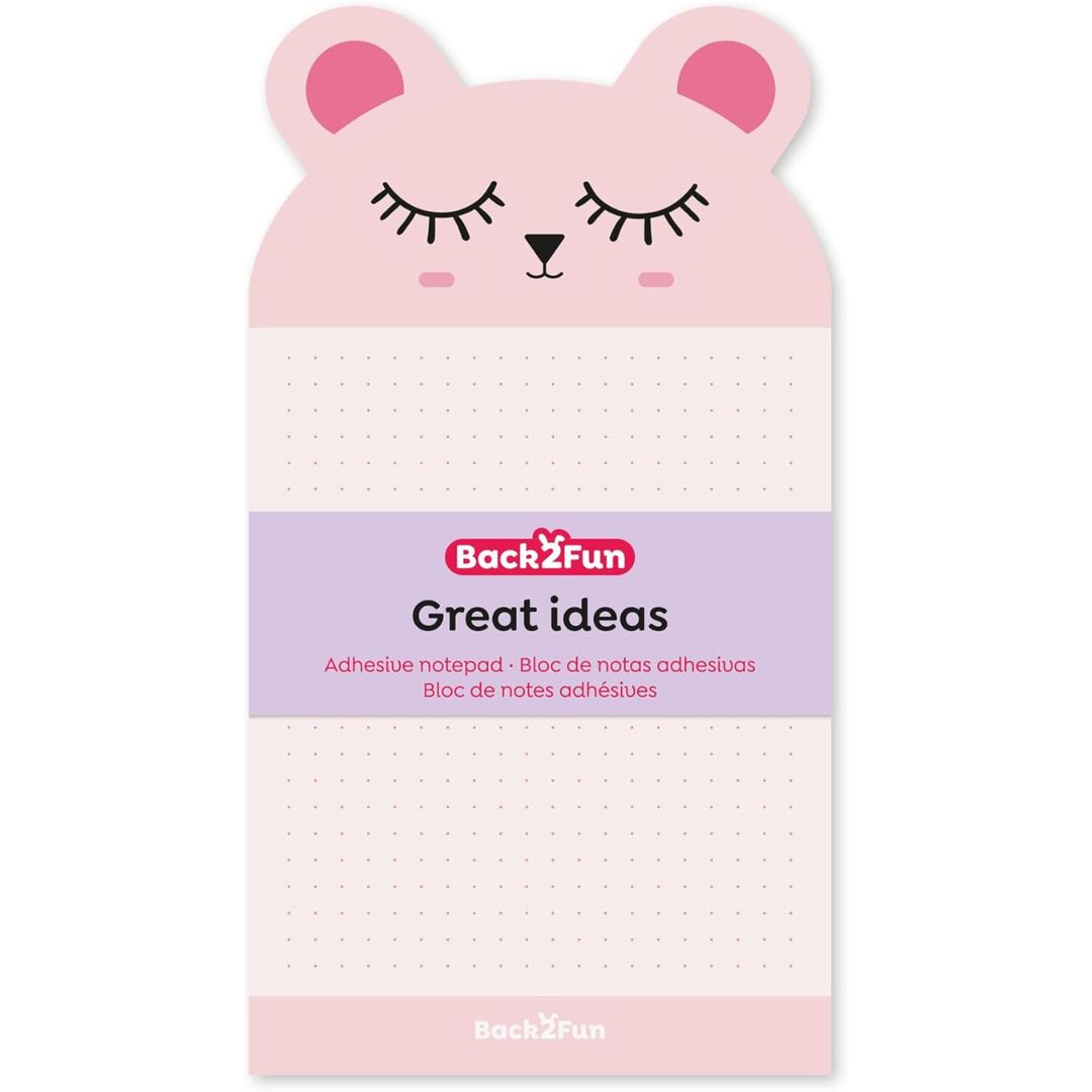 Miquelrius Back2Fun Great Ideas Adhesive Notepad - Bear