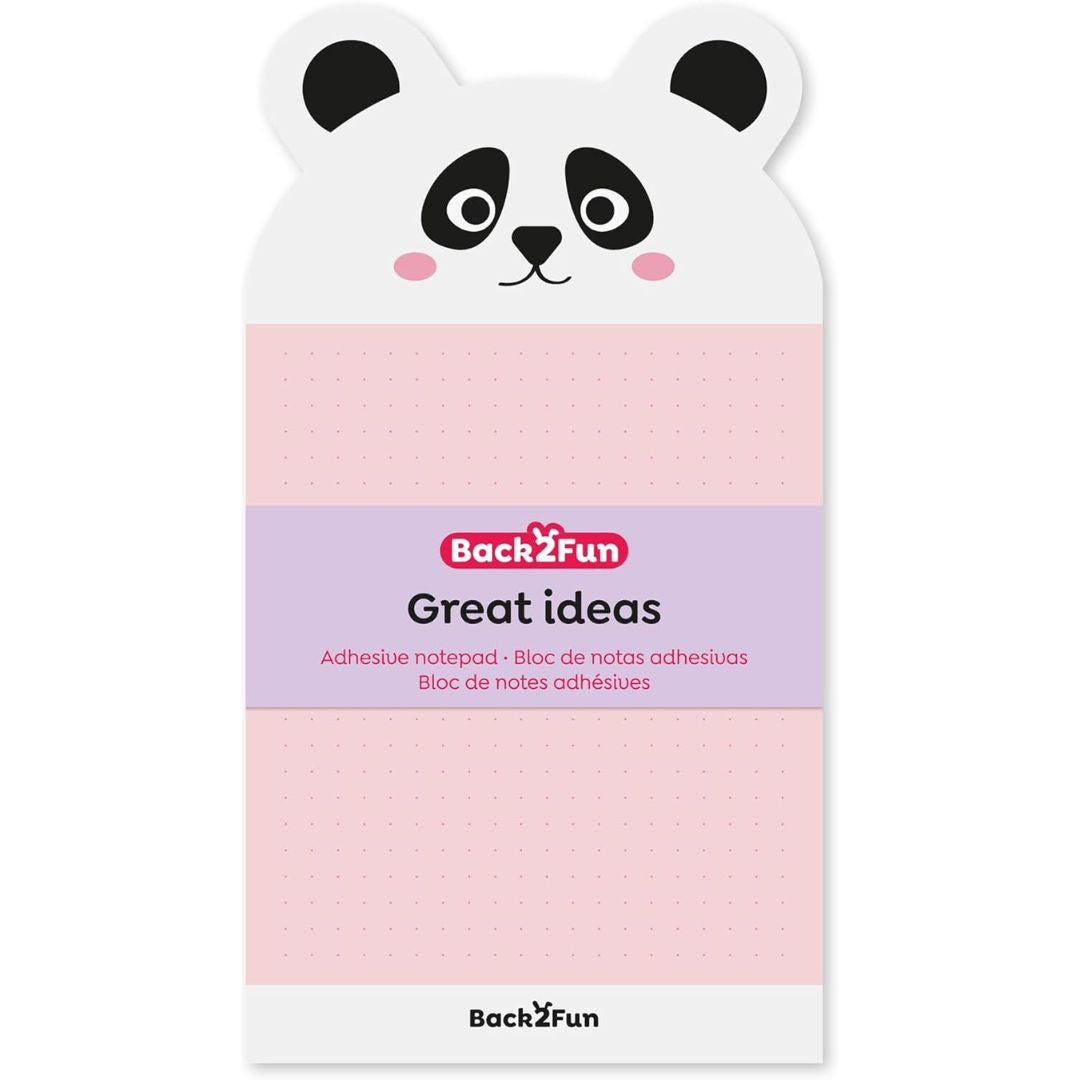 Miquelrius Back2Fun Great Ideas Adhesive Notepad - Panda