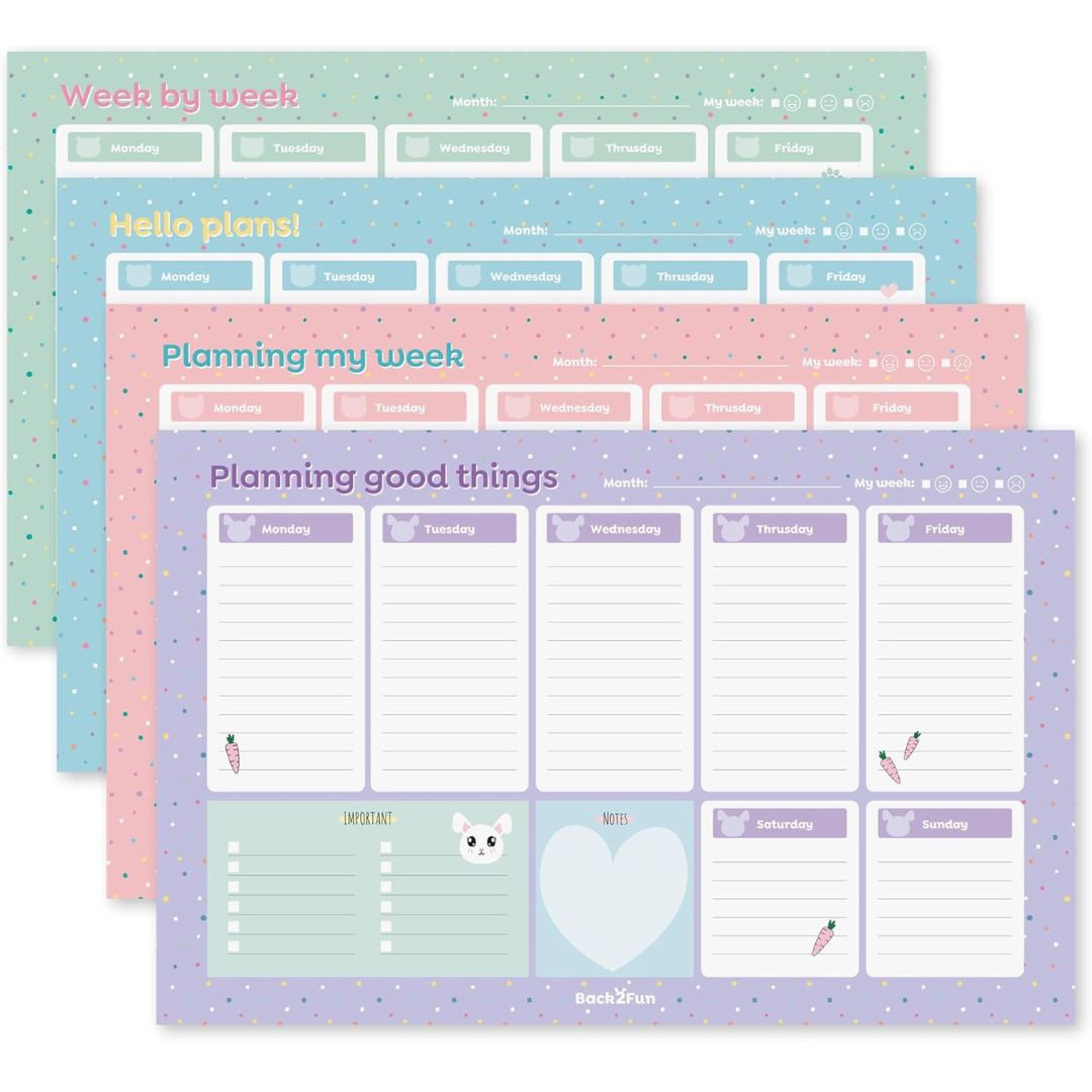 Miquelrius Back2Fun Hello Plans! Weekly Planner Of 40 Sheets