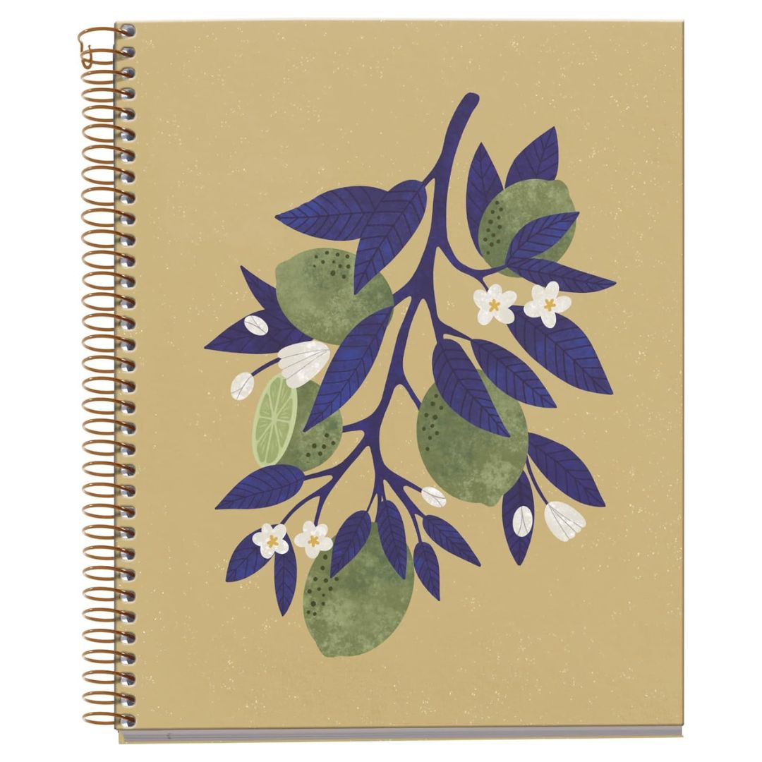 A5 Miquelrius Recycled Notebook Sweet Fruits Collection - Lemon Tree