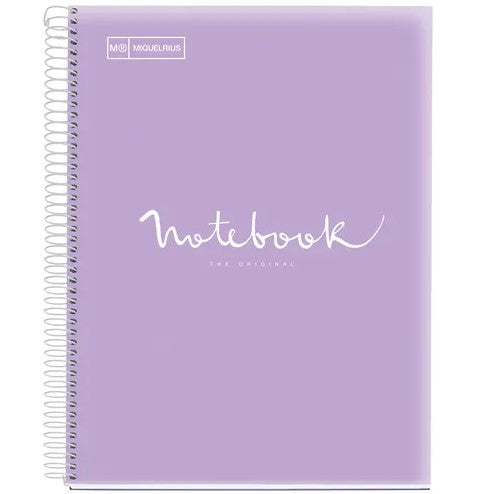 A4 Miquelrius Emotions Notebook x 120 Sheets Of 90gsm Opaque Paper Pur