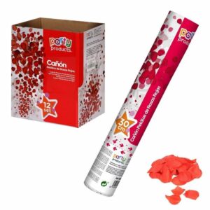 Red Rose Petals Confetti Cannon / Popper 30 cm