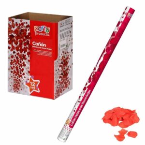 Red Rose Petals Confetti Cannon / Popper 80 cm