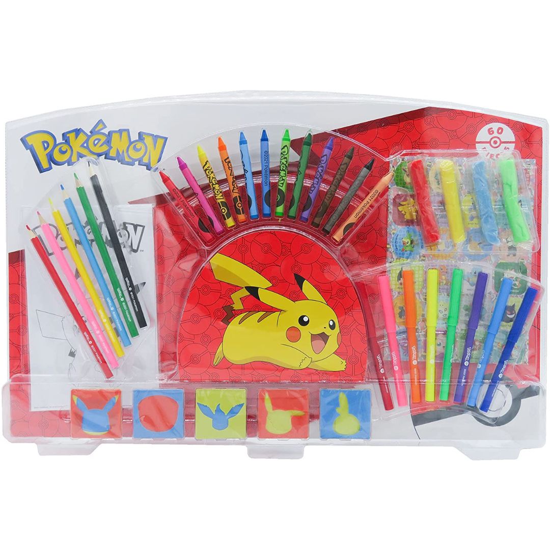 Pokemon 60-Piece Art & Activity Set