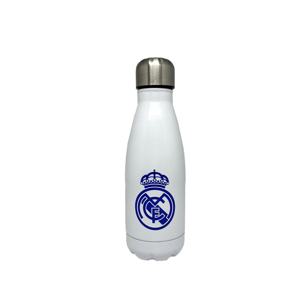 Real Madrid FC Steel Bottle 550ml - White