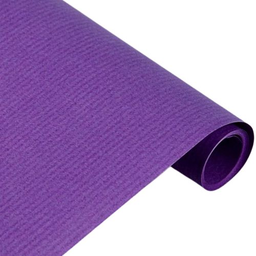 Sadipal Extra Ribbed Paper/Gift Wrapping Paper Roll 0.5 x 2m - Purple