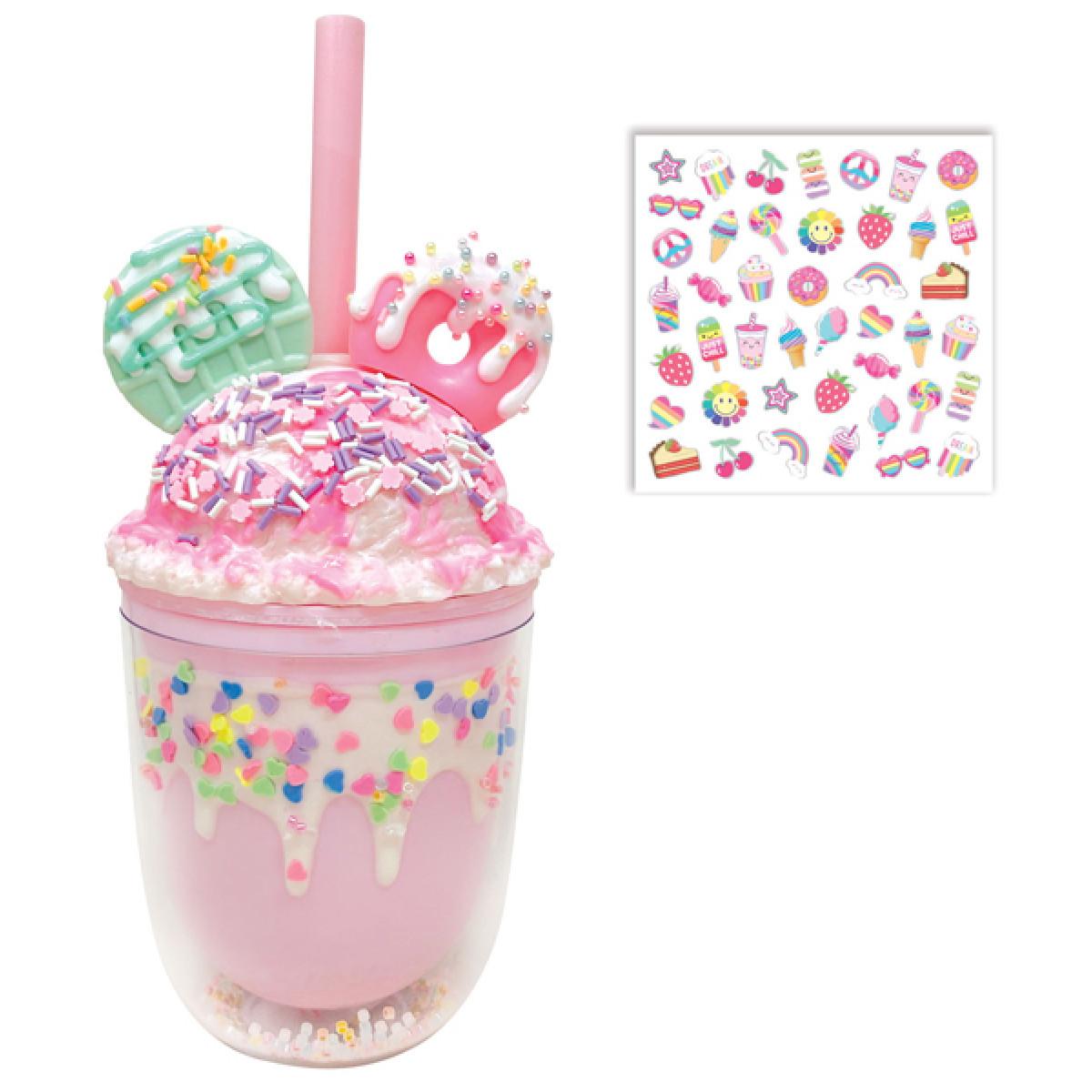 Hot Focus Sunday Hydration - Tumbler 350ml - Pink Ice-Cream Bear