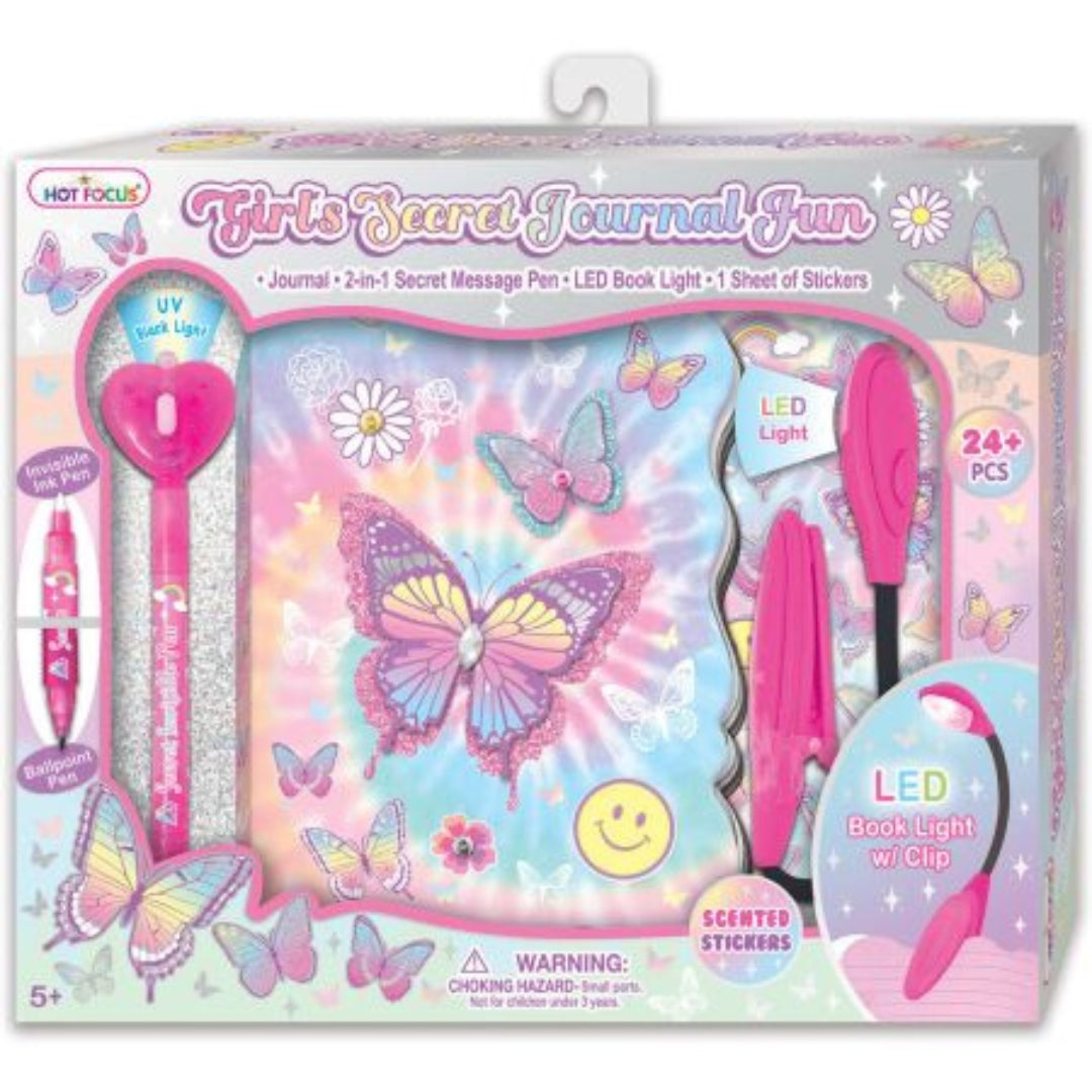 Hot Focus Girl's Secret Journal Fun - Butterfly