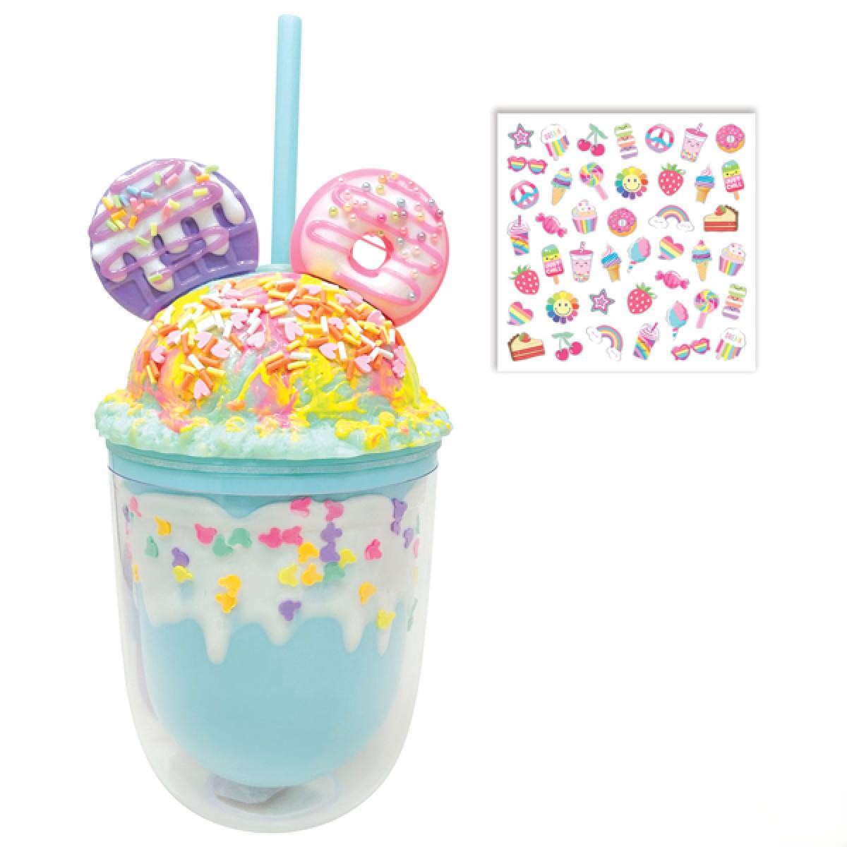 Hot Focus Sunday Hydration - Tumbler 350ml - Turquoise Ice-Cream Bear