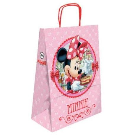 Gift Bag Blue Minnie Small 32 x 23.5cm