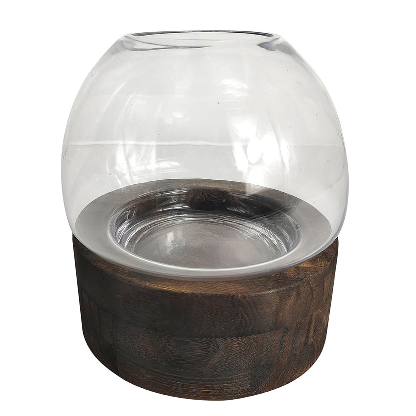 Glass Vase 22cm
